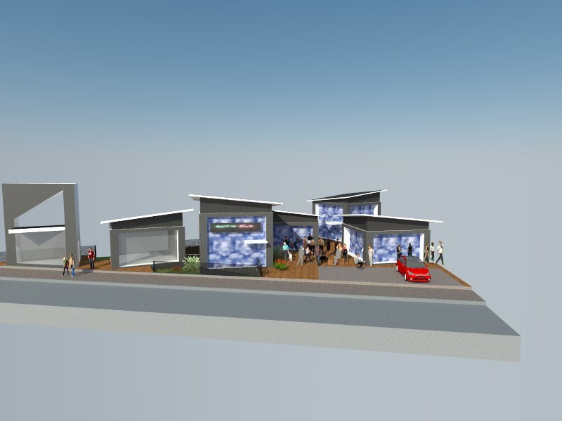 Paseo comercial a cielo abierto Ruta 38 Valle Hermoso